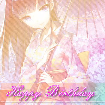 Happy Birthday to you!