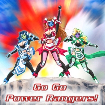Busty Power Rangers
