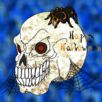 Halloween Skull GIF