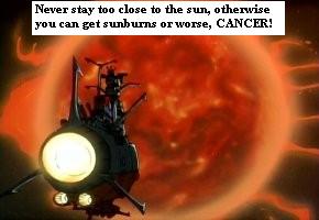 Never stay Too Close To The Sun