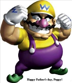 Wario Father's Day Card