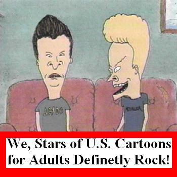 U.S. Adult Cartoon Stars Rock