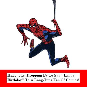 Birthday For A Long-Time Comic Book Fan