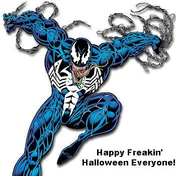 Venom Halloween Card