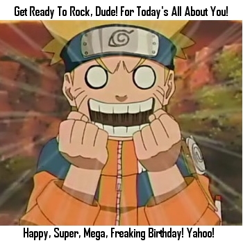 Naruto B-Day Card