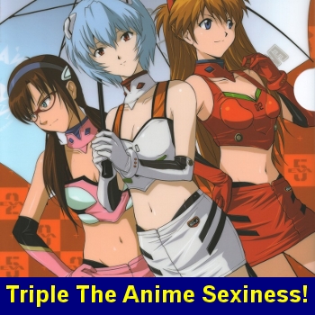 Triple The Anime Sexiness!