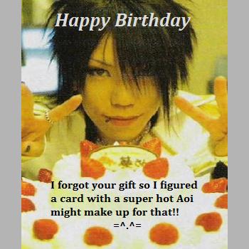 Aoi Happy Birthday