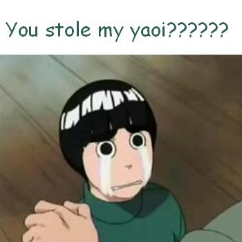Crying over stolen yaoi