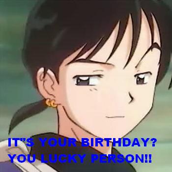 Miroku's birthday message
