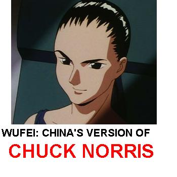 Wufei = Chuck Norris