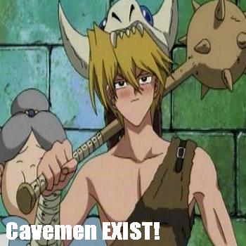 Joey = Caveman