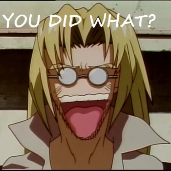 Vash wants to know