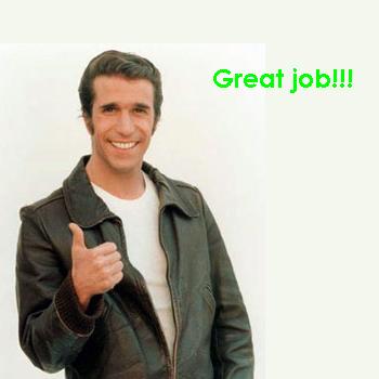 Fonzie approved