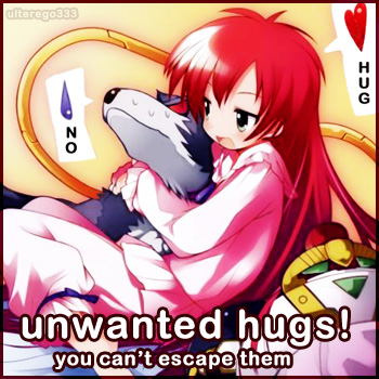 unwanted hugs