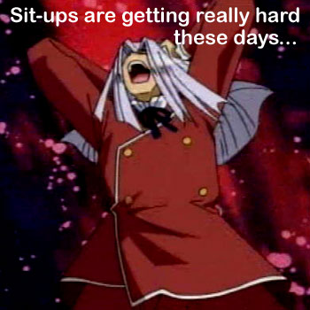 Sit-ups = TORTURE