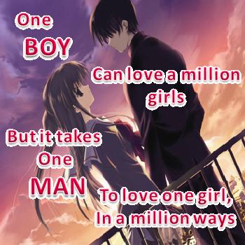 One BOY, one MAN