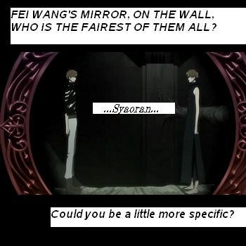 Fei wangs mirror on the wall....