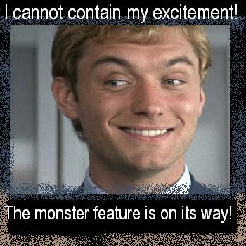 I heart Monster feature
