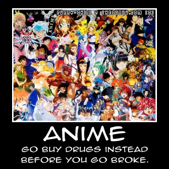Demotivator: Anime - Do Drugs Instead