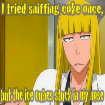 Sniffing Coke