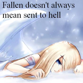 sad fallen angel