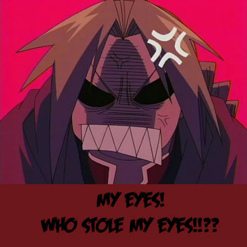 My eyes!