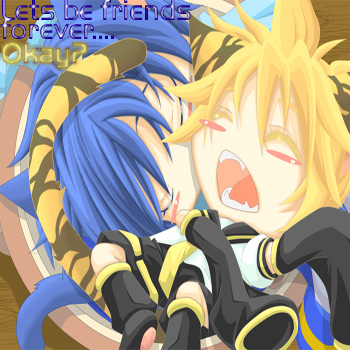 Kaito and Len- Friends forever?