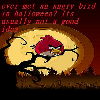 an angry bird