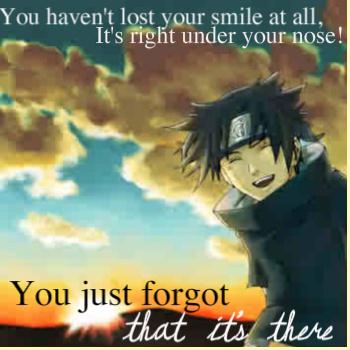 Smile Sasuke!