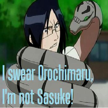 I'm not Sasuke!