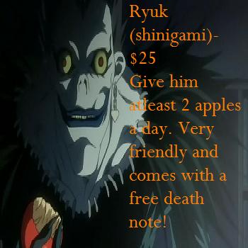 Ryuk 4 sale!