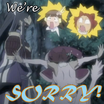We're SORRY!