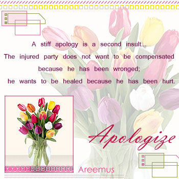 Apologize..........