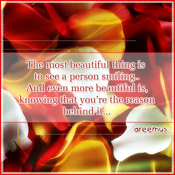 The most beautiful thing...
