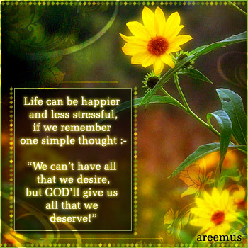 Life can be happier..