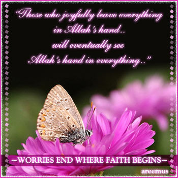 ~Worries end Where faith begins~
