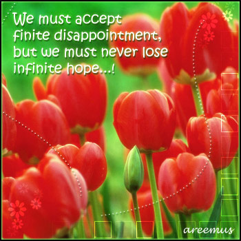 We must accept...!