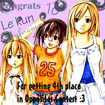 Le kun's Contest prize! :3