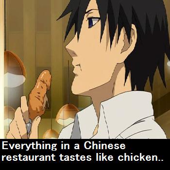 Tastes like chicken
