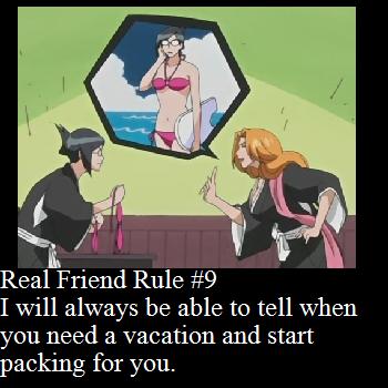 Real Friend Rule #9