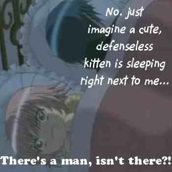 There's a man?!