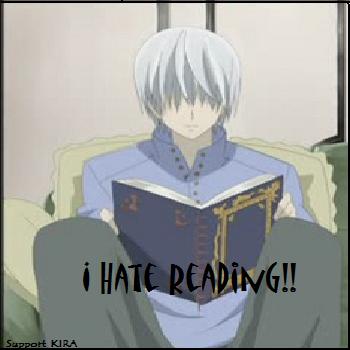 Zero Hates to read!