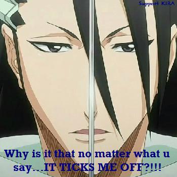 Byakuya's ticked off.