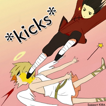 *kicks*