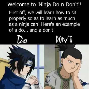 Ninja Do n Don't