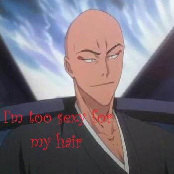 Ikkaku is to sexy for his hair