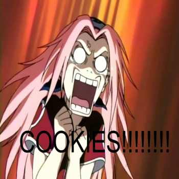 Sakura and her cookies!!!