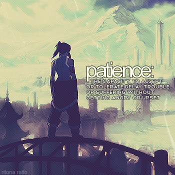 patience :
