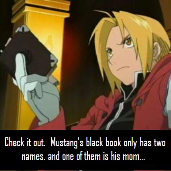 Mustang's Black book?