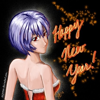 Happy New Year! - Ayanami Rei